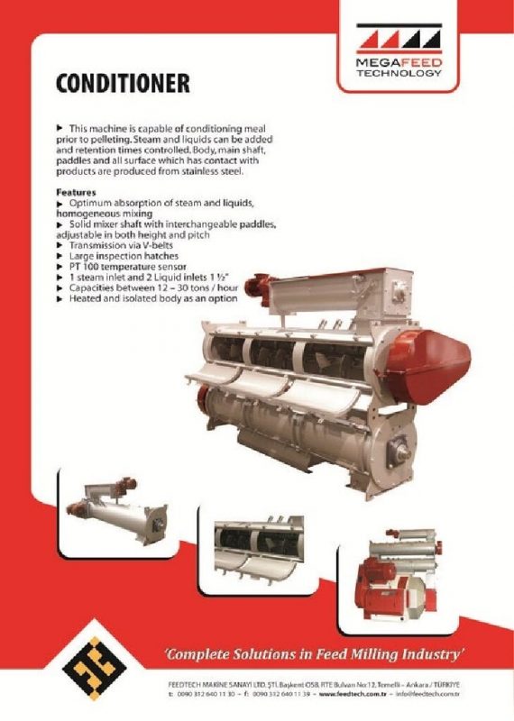 Go Green Pelleting Solutions St Helens Merseyside Conditioner Brochure